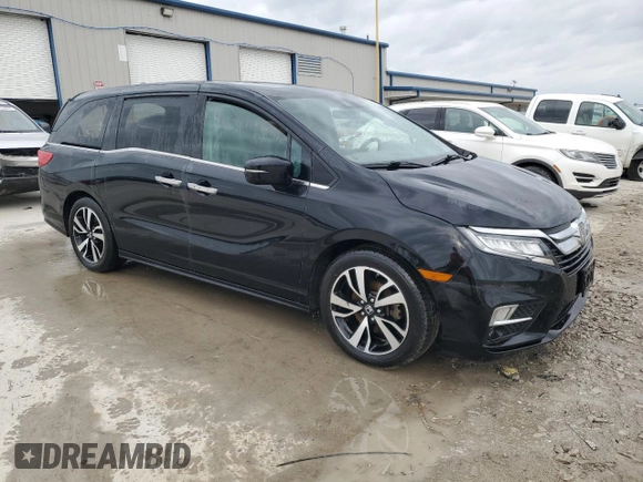 2019 Honda Odyssey Elite with VIN 5FNRL6H94KB108422, listed as a Copart auction lot 51492365 with 91,948 mi miles and Salvage Title. Bid and sale history available at DreamBid. Image 4.