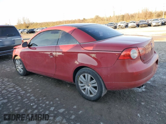 2007 Volkswagen Eos with VIN WVWAA71F37V022794, listed as a Copart auction lot 83050514 with 175,762 mi miles and Salvage Title. Bid and sale history available at DreamBid. Image 2.