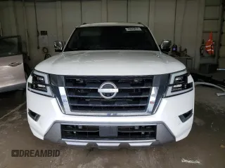 2021 Nissan Armada Platinum with VIN JN8AY2CC7M9148294, listed as a Copart auction lot 70043814 with 48,105 mi miles and Salvage Title. Bid and sale history available at carsss.com. Image 5.