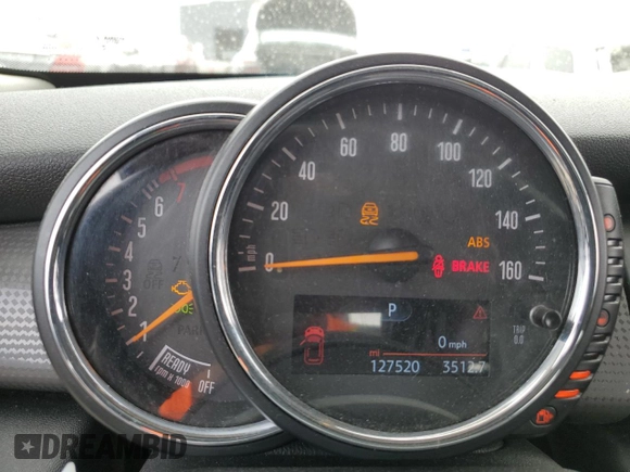 2015 MINI Hardtop with VIN WMWXM5C53FT941132, listed as a Copart auction lot 54340195 with 127,520 mi miles and Salvage title. Bid and sale history available at DreamBid. Image 9.