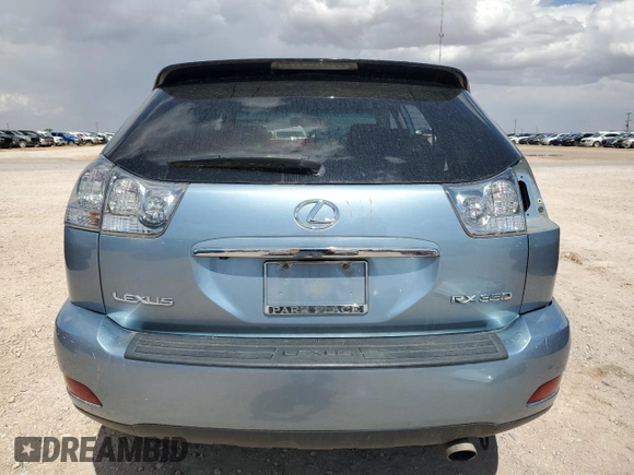 2008 Lexus RX 350 with VIN 2T2GK31U08C055489, listed as a Copart auction lot 55940315 with 239,013 mi miles and Salvage Title. Bid and sale history available at DreamBid. Image 6.
