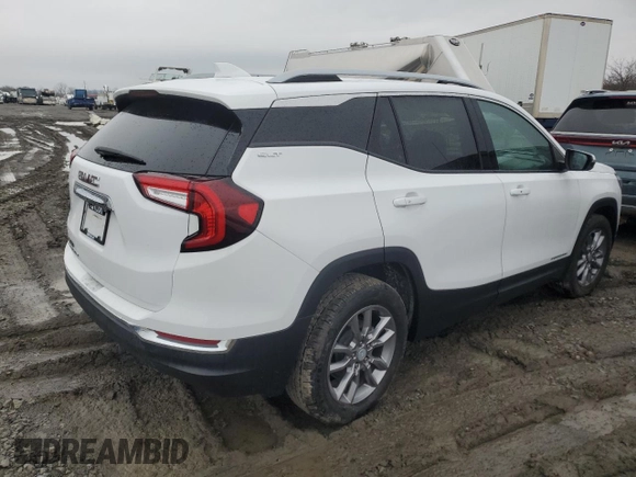 2022 GMC Terrain SLT with VIN 3GKALPEV9NL179890, listed as a Copart auction lot 41401015 with 58,991 mi miles and Salvage Title. Bid and sale history available at carsss.com. Image 3.