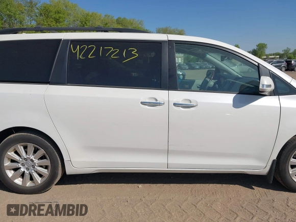 2014 Toyota Sienna Limited with VIN 5TDDK3DC2ES089477, listed as a IAAI auction lot 42217213 with 182,616 mi miles and . Bid and sale history available at DreamBid. Image 13.