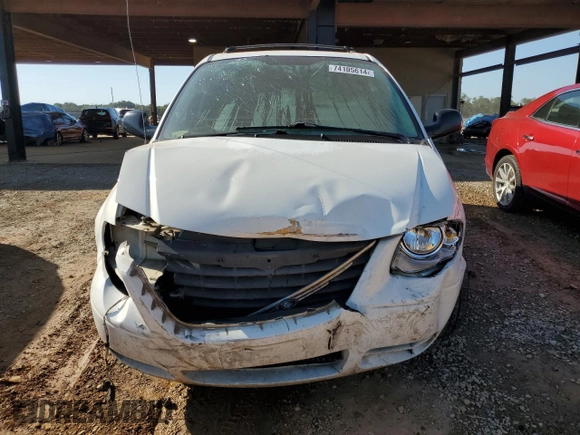 2007 Chrysler Town & Country LWB Touring with VIN 2A4GP54L27R345889, listed as a Copart auction lot 74105614 with 244,487 mi miles and Salvage Title. Bid and sale history available at carsss.com. Image 5.