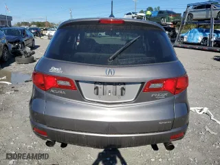 2008 Acura RDX with VIN 5J8TB18228A009566, listed as a Copart auction lot 80511534 with 0 mi miles and Salvage Title. Bid and sale history available at carsss.com. Image 6.