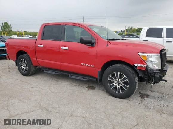 2021 Nissan Titan Pro-4X with VIN 1N6AA1ED7MN500195, listed as a Copart auction lot 56515535 with 88,826 mi miles and Salvage title. Bid and sale history available at DreamBid. Image 4.
