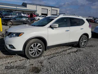 2014 Nissan Rogue SV with VIN 5N1AT2MV3EC791445, listed as a Copart auction lot 86588884 with 97,590 mi miles and Salvage Title. Bid and sale history available at carsss.com. Image 1.
