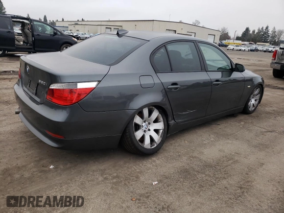 2004 BMW 5 Series 530i with VIN WBANA735X4B813324, listed as a Copart auction lot 88777275 with 142,990 mi miles and Salvage Title. Bid and sale history available at DreamBid. Image 3.