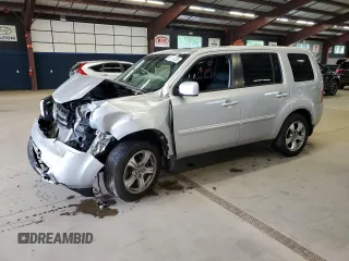 2012 Honda Pilot EX-L with VIN 5FNYF4H58CB016008, listed as a Copart auction lot 59795735 with Not provided miles and Salvage title. Bid and sale history available at DreamBid. Image 1.