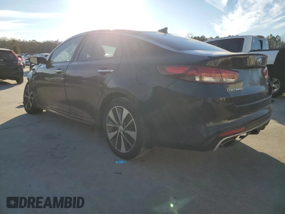 2016 Kia Optima SX Turbo with VIN 5XXGW4L21GG064414, listed as a Copart auction lot 88522155 with 106,023 mi miles and Salvage Title. Bid and sale history available at carsss.com. Image 2.