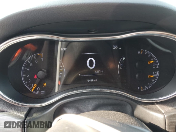 2019 Jeep Grand Cherokee Upland with VIN 1C4RJEAG0KC681033, listed as a Copart auction lot 55482645 with 79,456 mi miles and Salvage title. Bid and sale history available at DreamBid. Image 9.