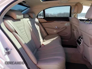 2017 Mercedes-Benz S 550 with VIN WDDUG8CB4HA287640, listed as a Copart auction lot 44712825 with 54,918 mi miles and Salvage Title. Bid and sale history available at carsss.com. Image 10.