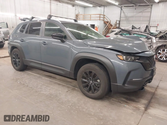 2023 Mazda CX-50 S Preferred Plus with VIN 7MMVABCM7PN154716, listed as a IAAI auction lot 42298522 with 19,073 mi miles and . Bid and sale history available at DreamBid. Image 1.