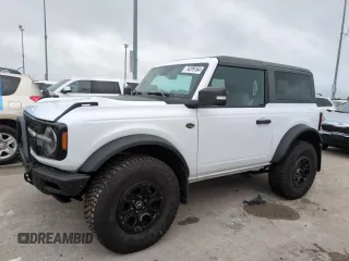 2022 Ford Bronco with VIN 1FMDE5CP3NLB21065, listed as a Copart auction lot 74299164 with 0 mi miles and Non Repairable. Bid and sale history available at carsss.com. Image 1.
