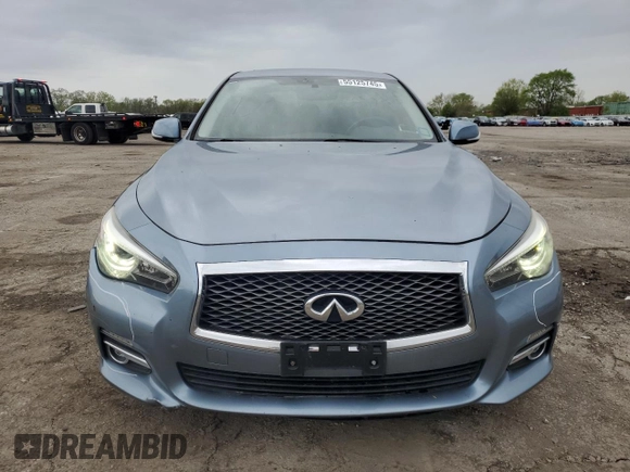 2017 Infiniti Q50 Signature Edition with VIN JN1EV7AR1HM835769, listed as a Copart auction lot 55125745 with 97,290 mi miles and Salvage title. Bid and sale history available at DreamBid. Image 5.