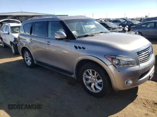 2011 Infiniti QX56 7-passenger with VIN JN8AZ2NE9B9002889, listed as a Copart auction lot 77070934 with 167,397 mi miles and Clean Title. Bid and sale history available at carsss.com. Image 4.