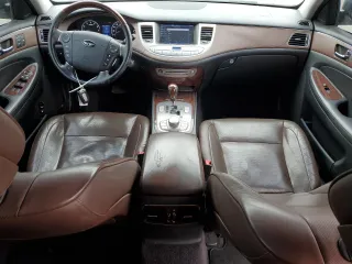 2010 Hyundai Genesis with VIN KMHGC4DF7AU071553, listed as a Copart auction lot 48318205 with 118,062 mi miles and Salvage Title. Bid and sale history available at carsss.com. Image 8.