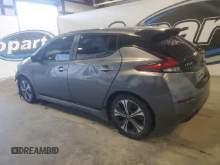 2022 Nissan LEAF SV with VIN 1N4AZ1CV8NC555264, listed as a Copart auction lot 45670885 with 27,089 mi miles and Salvage Title. Bid and sale history available at DreamBid. Image 2.