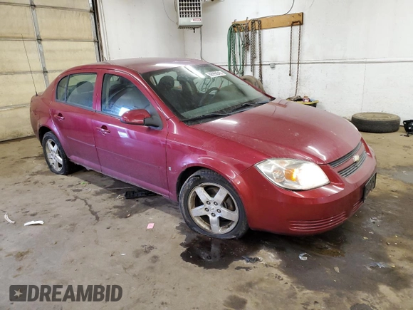 2009 Chevrolet Cobalt 1LT with VIN 1G1AT58H497147650, listed as a Copart auction lot 88999045 with 127,759 mi miles and Salvage Title. Bid and sale history available at DreamBid. Image 4.
