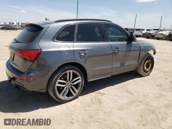 2016 Audi SQ5 Premium Plus with VIN WA1CCAFP2GA051609, listed as a Copart auction lot 65063263 with 86,412 mi miles. Bid and sale history available at carsss.com. Image 3.