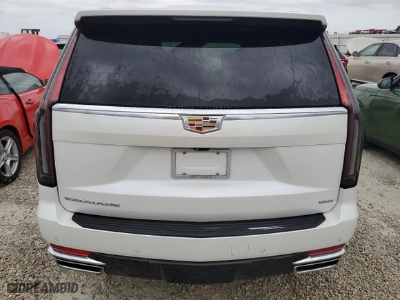 2022 Cadillac Escalade Premium Luxury Platinum with VIN 1GYS4DKL3NR119329, listed as a Copart auction lot 73692364 with 0 mi miles and Salvage Title. Bid and sale history available at carsss.com. Image 6.