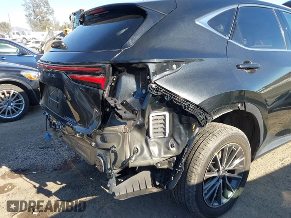 2022 Lexus NX with VIN JTJGKCEZ3N2004456, listed as a IAAI auction lot 41862374 with 27,634 mi miles. Bid and sale history available at carsss.com. Image 6.