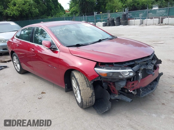 2018 Chevrolet Malibu LT with VIN 1G1ZD5ST1JF140386, listed as a IAAI auction lot 42668926 with 116,359 mi miles and . Bid and sale history available at DreamBid. Image 1.