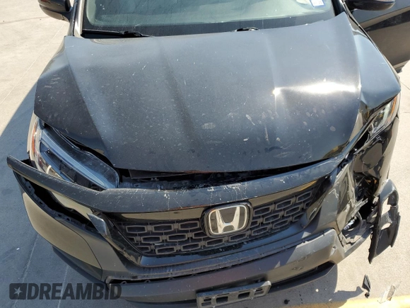 2019 Honda Passport EX-L with VIN 5FNYF7H55KB007265, listed as a Copart auction lot 75749484 with 53,408 mi miles and Salvage Title. Bid and sale history available at carsss.com. Image 12.