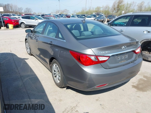 2013 Hyundai Sonata GLS with VIN 5NPEB4AC3DH595421, listed as a IAAI auction lot 42072919 with Not Provided miles and . Bid and sale history available at DreamBid. Image 3.