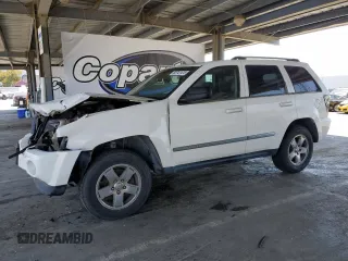 2005 Jeep Grand Cherokee Limited with VIN 1J4HR58N85C553405, listed as a Copart auction lot 60747475 with 204,407 mi miles and Salvage title. Bid and sale history available at DreamBid. Image 1.