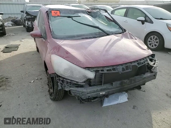2016 Kia Forte LX with VIN KNAFK4A66G5583618, listed as a Copart auction lot 42384665 with Not Provided miles and Non Repairable. Bid and sale history available at carsss.com. Image 11.