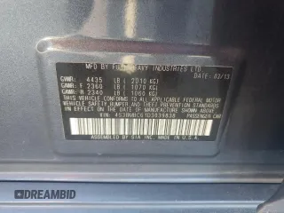 2013 Subaru Legacy Premium with VIN 4S3BMBC61D3039838, listed as a Copart auction lot 59431575 with 189,244 mi miles and Clean title. Bid and sale history available at DreamBid. Image 12.