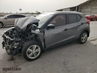 2020 Nissan Kicks S with VIN 3N1CP5BV5LL505363, listed as a Copart auction lot 49549155 with 0 mi miles and Salvage Title. Bid and sale history available at carsss.com. Image 1.