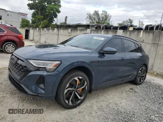 2024 Audi Q8 e-tron z VIN WA16AAGEXRB052567, wystawiony jako Copart lot #81060464 z przebiegiem 5641 mil mil oraz Nie do naprawy. Historia ofert i sprzedaży dostępna na DreamBid. Obrazek 1.