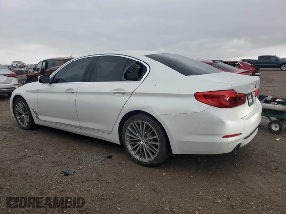 2018 BMW 5 Series 530i with VIN WBAJA5C58JWA38855, listed as a Copart auction lot 47621765 with 94,886 mi miles and Salvage Title. Bid and sale history available at DreamBid. Image 2.