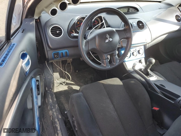 2008 Mitsubishi Eclipse GS with VIN 4A3AK24F28E025843, listed as a Copart auction lot 74224814 with 76,945 mi miles and Salvage Title. Bid and sale history available at carsss.com. Image 8.