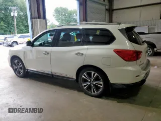 2017 Nissan Pathfinder Platinum с VIN 5N1DR2MN7HC632492, выставлен на аукционе Copart как лот 60249745 с пробегом 73 355 миль миль и Списание • Salvage title. История ставок и продаж доступна на DreamBid. Изображение 2.