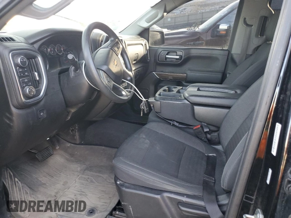 2020 Chevrolet Silverado 1500 LT with VIN 1GCRYDED1LZ201215, listed as a Copart auction lot 85584404 with 55,326 mi miles and Salvage Title. Bid and sale history available at carsss.com. Image 7.