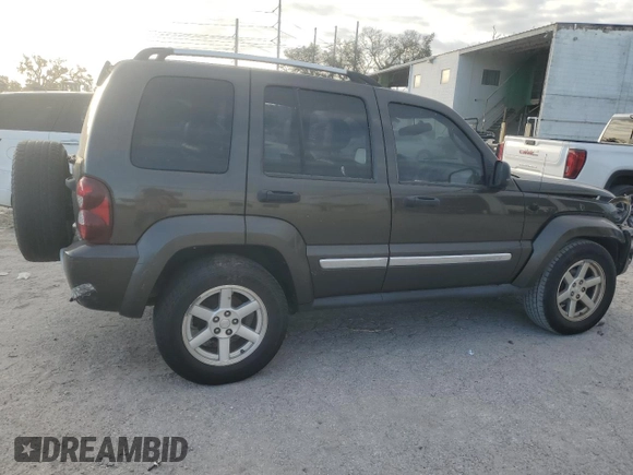 2005 Jeep Liberty Limited with VIN 1J4GK58K65W576962, listed as a Copart auction lot 76725054 with 189,361 mi miles and Salvage Title. Bid and sale history available at carsss.com. Image 3.