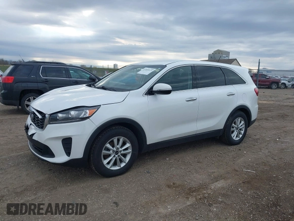 2019 Kia Sorento LX with VIN 5XYPG4A52KG489140, listed as a IAAI auction lot 41899973 with 131,257 mi miles and . Bid and sale history available at DreamBid. Image 2.