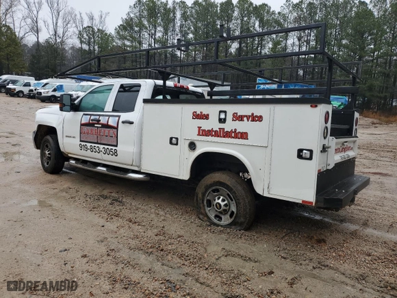 2016 Chevrolet Silverado 2500HD Work Truck with VIN 1GB2CUEG5GZ257579, listed as a Copart auction lot 43967905 with 151,596 mi miles and Salvage Title. Bid and sale history available at carsss.com. Image 2.