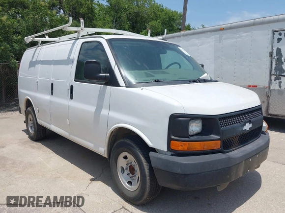 2015 Chevrolet Express Cargo with VIN 1GCZGTCG9F1241751, listed as a IAAI auction lot 42542607 with 220,697 mi miles and . Bid and sale history available at DreamBid. Image 1.