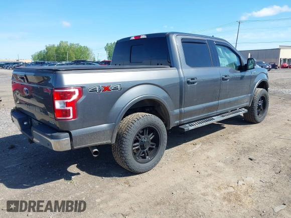 2018 Ford F-150 XL with VIN 1FTEW1EG1JFC91543, listed as a IAAI auction lot 42307775 with 102,055 mi miles and . Bid and sale history available at DreamBid. Image 4.