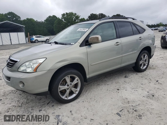 2007 Lexus RX 400h with VIN JTJGW31U872003692, listed as a Copart auction lot 54429045 with 250,873 mi miles and Clean Title. Bid and sale history available at DreamBid. Image 1.
