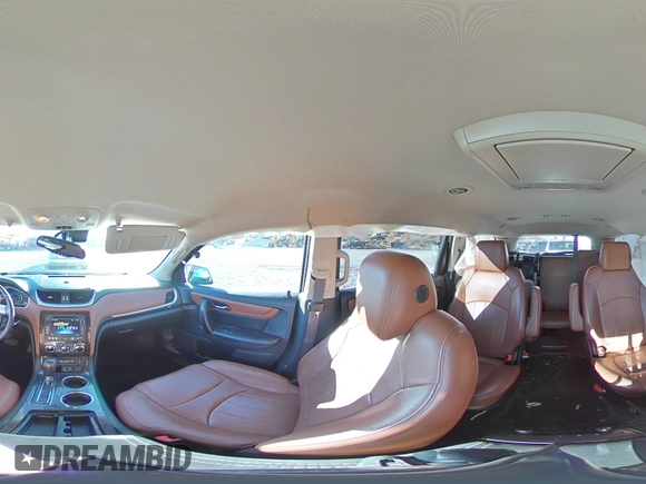 2015 Chevrolet Traverse LTZ with VIN 1GNKVJKD3FJ207136, listed as a Copart auction lot 86879464 with 120,685 mi miles and Salvage Title. Bid and sale history available at DreamBid. Image 12.