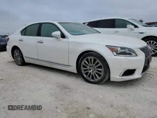 2016 Lexus LS 460 with VIN JTHCL5EF6G5026953, listed as a Copart auction lot 74252394 with Not provided miles and Salvage title. Bid and sale history available at DreamBid. Image 4.