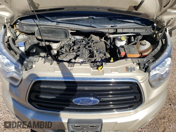 2019 Ford Transit with VIN 1FTYR2CG8KKA26818, listed as a Copart auction lot 77574134 with 60,220 mi miles and Salvage Title. Bid and sale history available at carsss.com. Image 12.