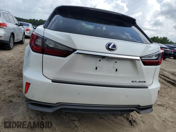 2017 Lexus RX 450h z VIN 2T2BGMCA5HC012271, wystawiony jako Copart lot #59164535 z przebiegiem 35 105 mil mil oraz Szkoda całkowita • Salvage title. Historia ofert i sprzedaży dostępna na DreamBid. Obrazek 6.