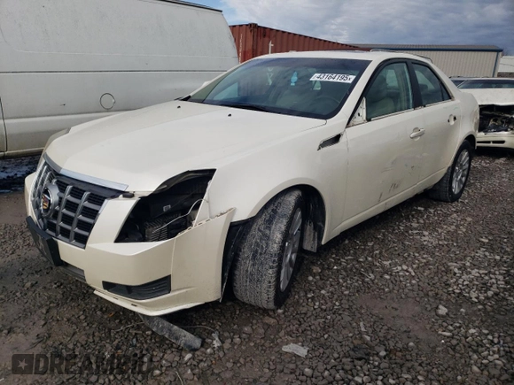 2010 Cadillac CTS Luxury with VIN 1G6DE5EG9A0123953, listed as a Copart auction lot 43164195 with 161,834 mi miles and Salvage Title. Bid and sale history available at carsss.com. Image 1.