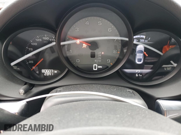 2016 Porsche Cayman S with VIN WP0AB2A80GK185261, listed as a Copart auction lot 52135744 with 80,607 mi miles and . Bid and sale history available at DreamBid. Image 9.